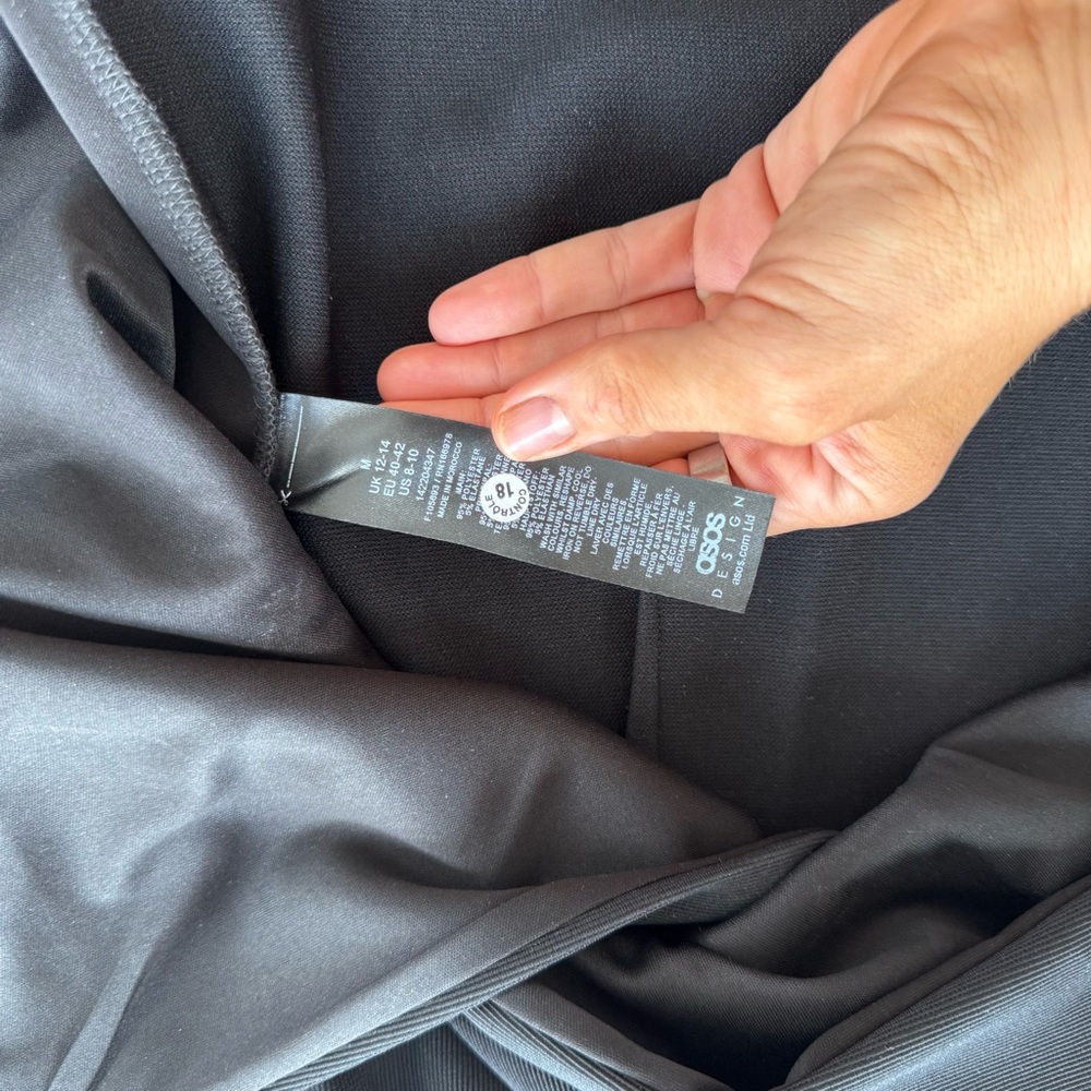ASOS black blazer shirt with gold buttons - Picture 5 of 7